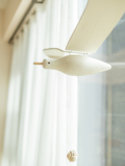 Beachy Wood Seagull Home Decor