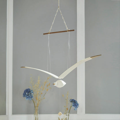 Beachy Wood Seagull Home Decor