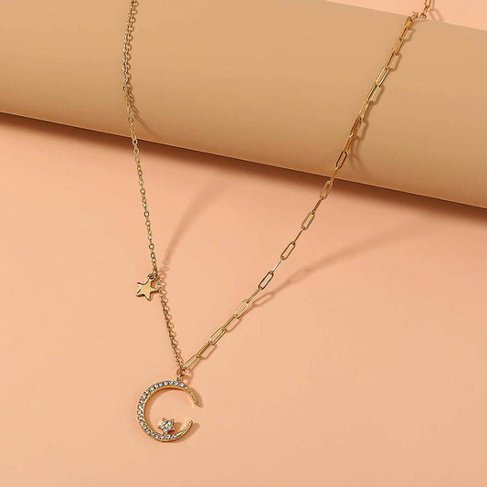 Beautiful Lunar Pendant Necklace - Pexav