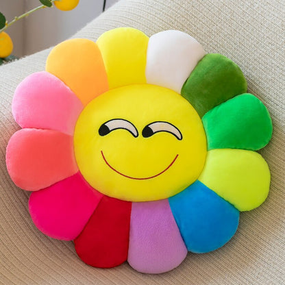 Bright Floral Soft Pillow Cushion