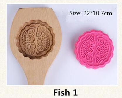 Unique Wood Cake Decorating Molds