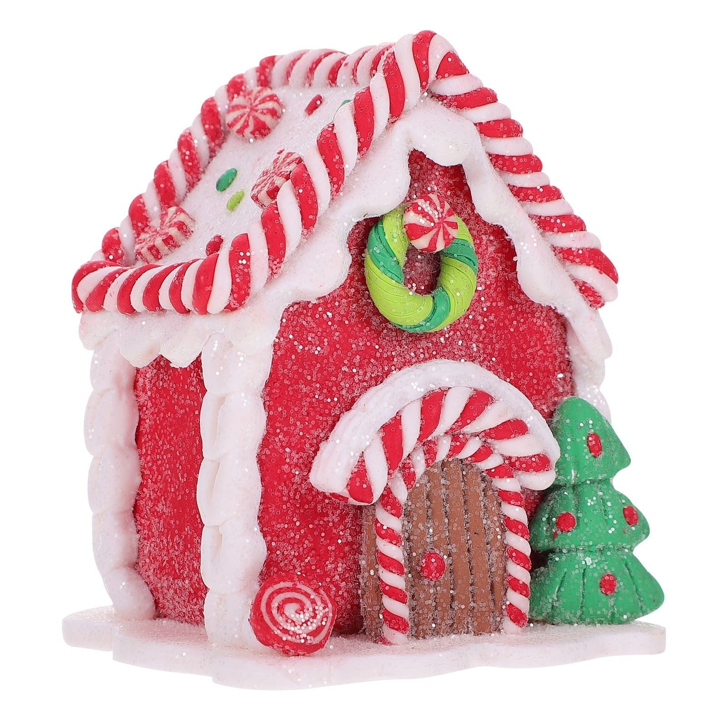 Small Festive Holiday Gingerbread House Ornaments