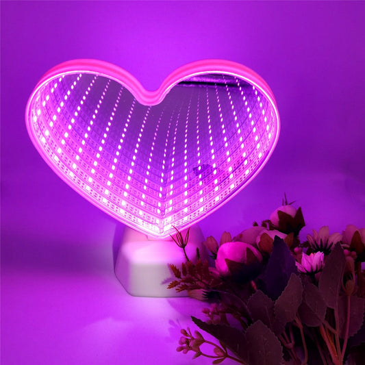 Romantic Round LED Bedside Lamp - Pexav