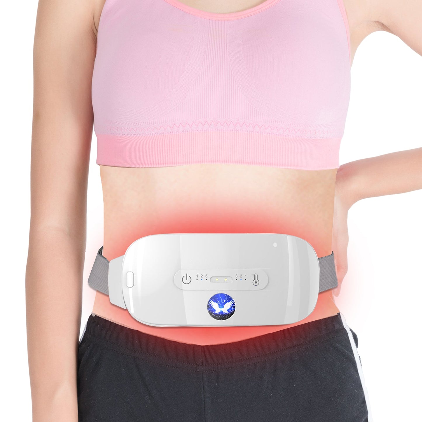 Compact Rechargeable Heat Pad for Menstrual Cramp Relief - Pexav