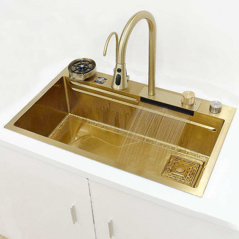 Luxury Stainless Steel Farmhouse Kitchen Sink - Pexav