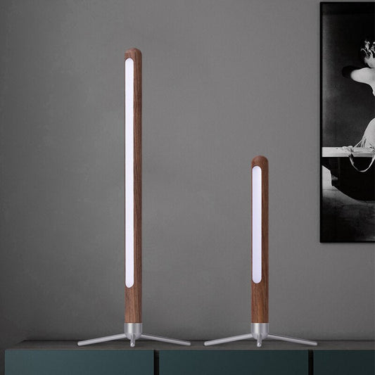 Simple Natural Wood Table Lamp - Pexav