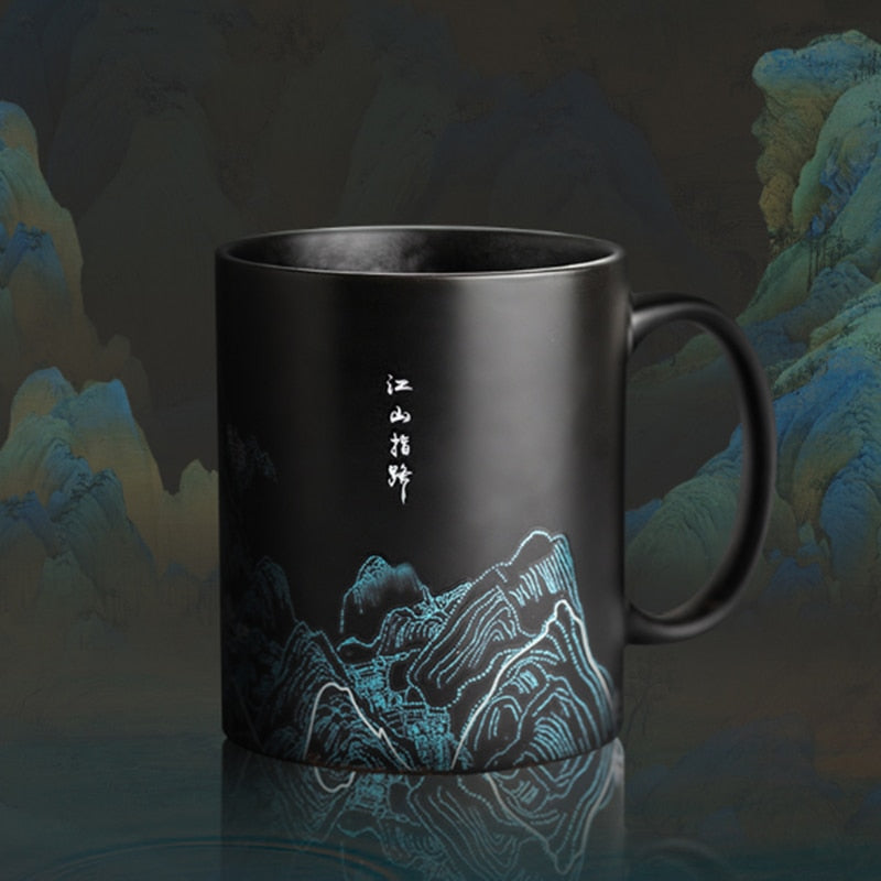 Temperature Sensitive Color Change Coffee Mug - Pexav