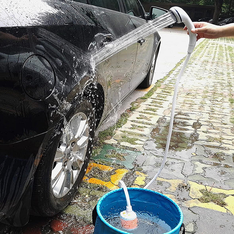 Compact Solar Powered Camp Shower Kit - Pexav