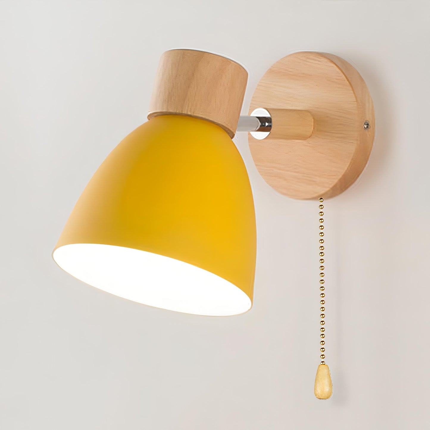 Traditional Nordic Pendant Lamp with Cord Pull