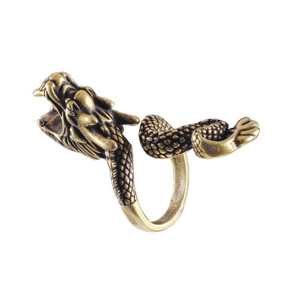 Vintage Antique Style Dragon Ring