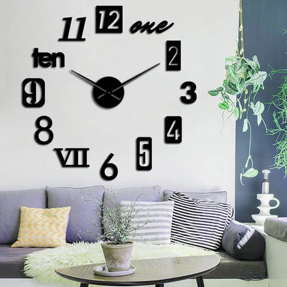 Quiet Classic Wall Clock Analog Home Decoration - Pexav