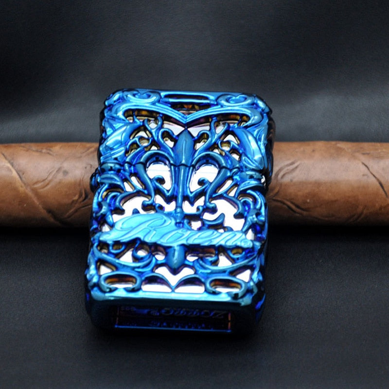 Vintage Style Skull Gas Lighter