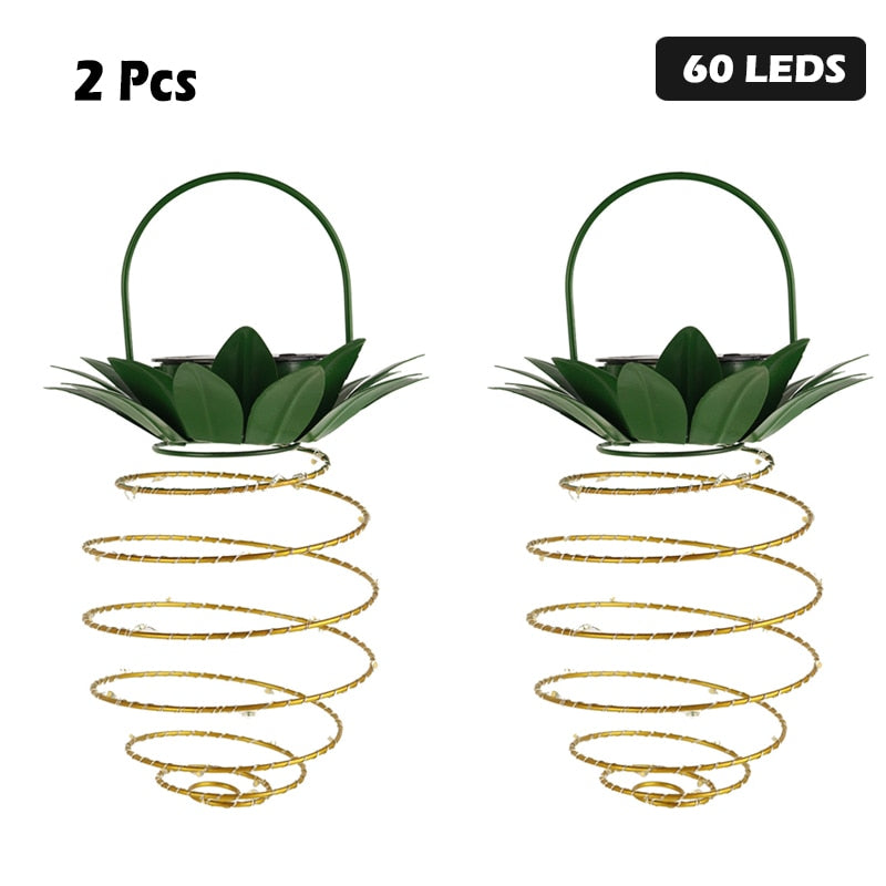 Tropical Outdoor Solar Powered Lamp