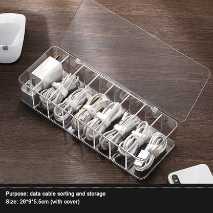 Clear Cord Storage Container