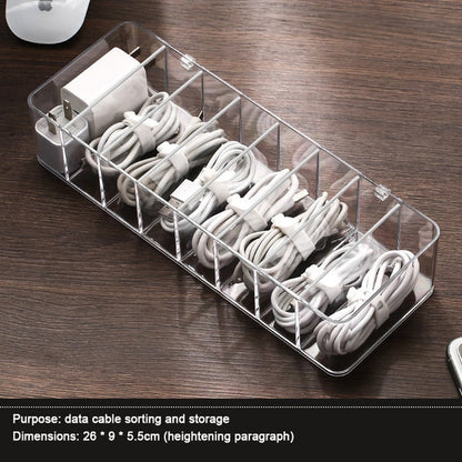 Clear Cord Storage Container