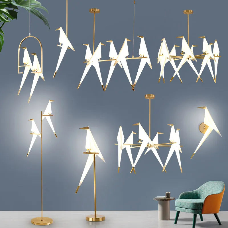 Unique Paper Style Hanging Light Lamp - Pexav
