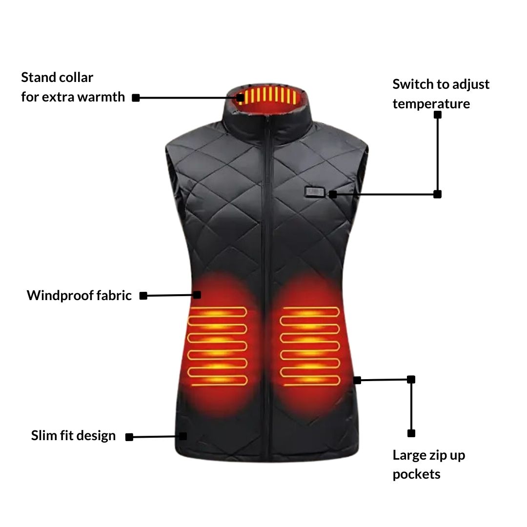 Warm Women's Rechargeable Heating Vest