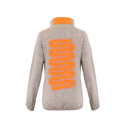 Warm Fleece Coat for Women | Soft, Lightweight & Rechargeable