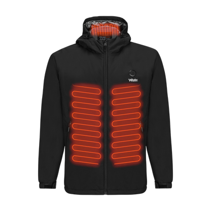 Warm Women's Electric Coat with Rechargeable Battery