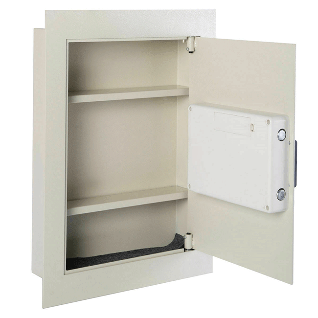 Secure Electronic Hideaway Wall Safe, 0.8 Cubic Feet