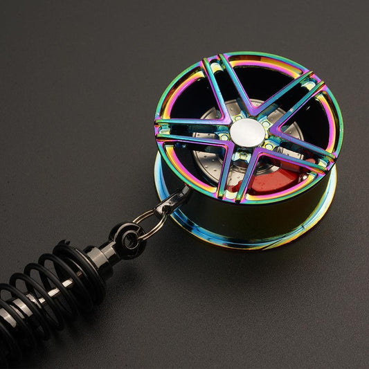 Car Shaped Rear View Mirror Keychain Accessory - Pexav