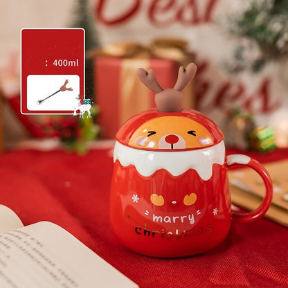 Colorful Holiday 3D Christmas Mug