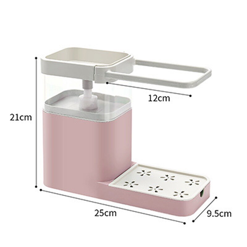 Wall Mount Kitchen Soap Holder Organizer