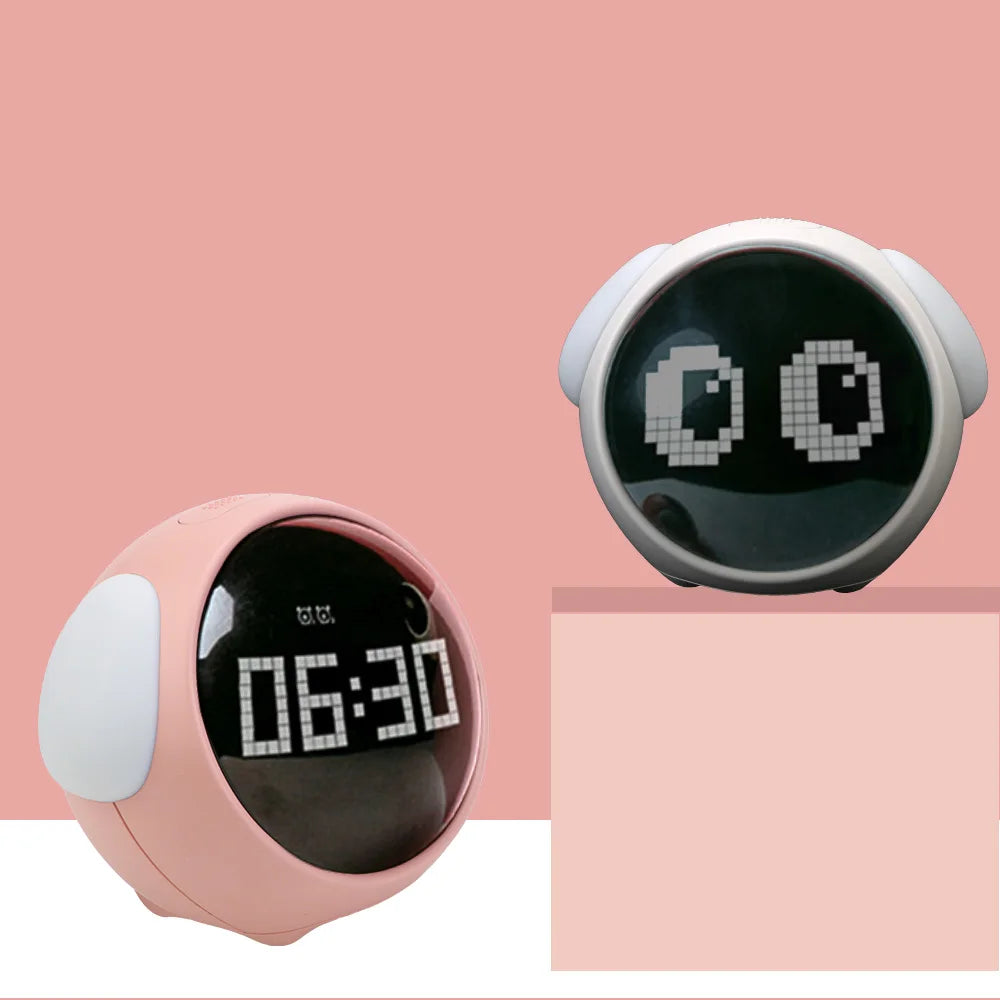 Fun Face LED Digital Clock Nightlight - Pexav