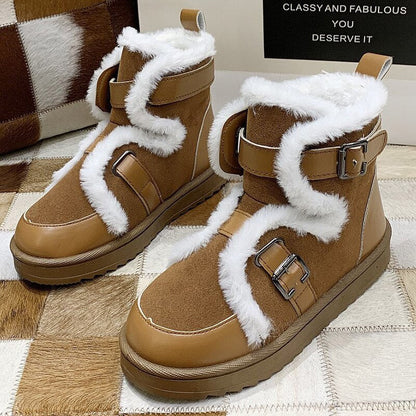 Cozy Fuzzy Women Winter Boots