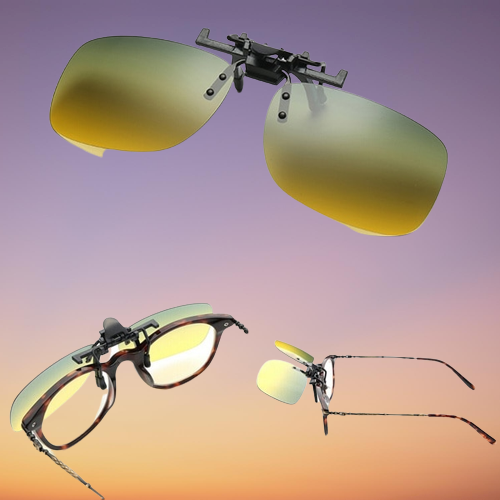 Anti Glare Clip On Driving Glasses - Pexav
