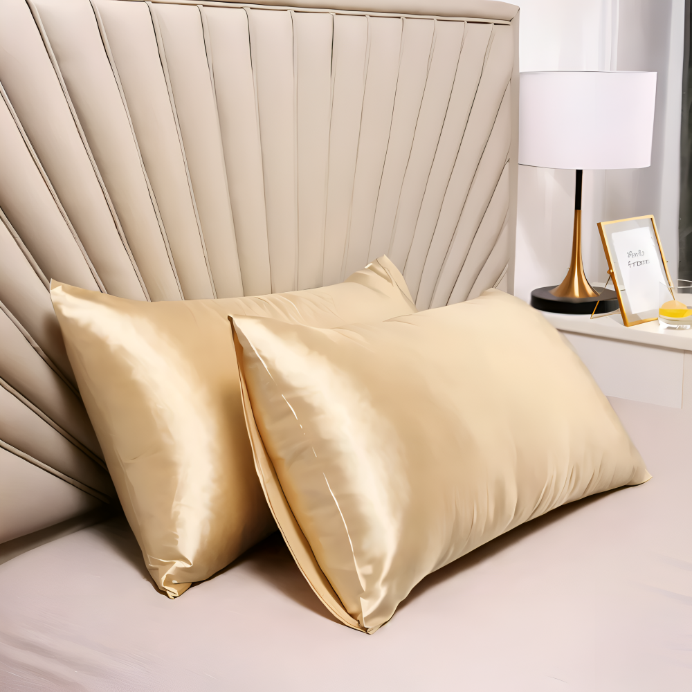 High-Quality Polyester Cushion Cover and Soft Pillow Case – Elegant Sleep Comfort, Machine Washable, Various Colors 4