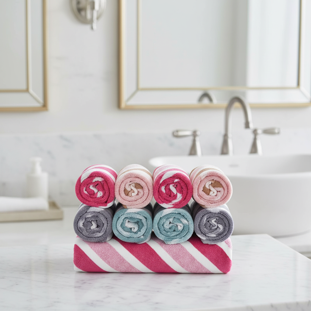Soft Plush Fleece Bath Towel Set - Pexav
