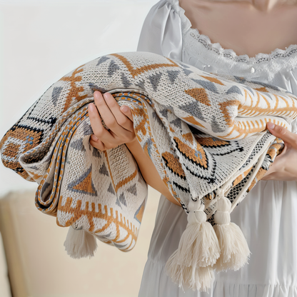 Colorful Chic Fleece Throw Blanket - Pexav