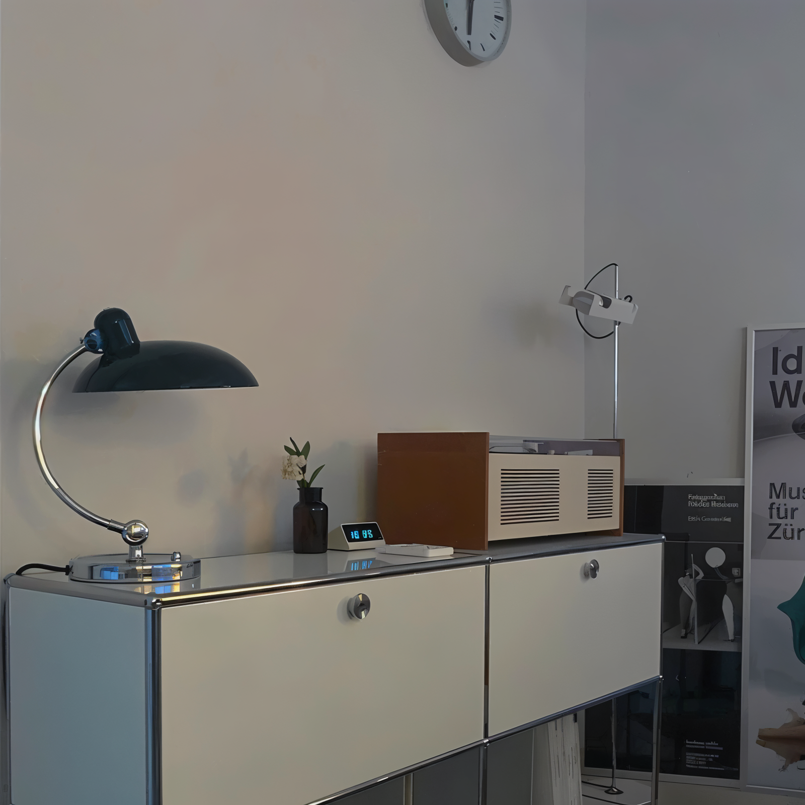 Rustic Metal Adjustable Table Lamp - Pexav