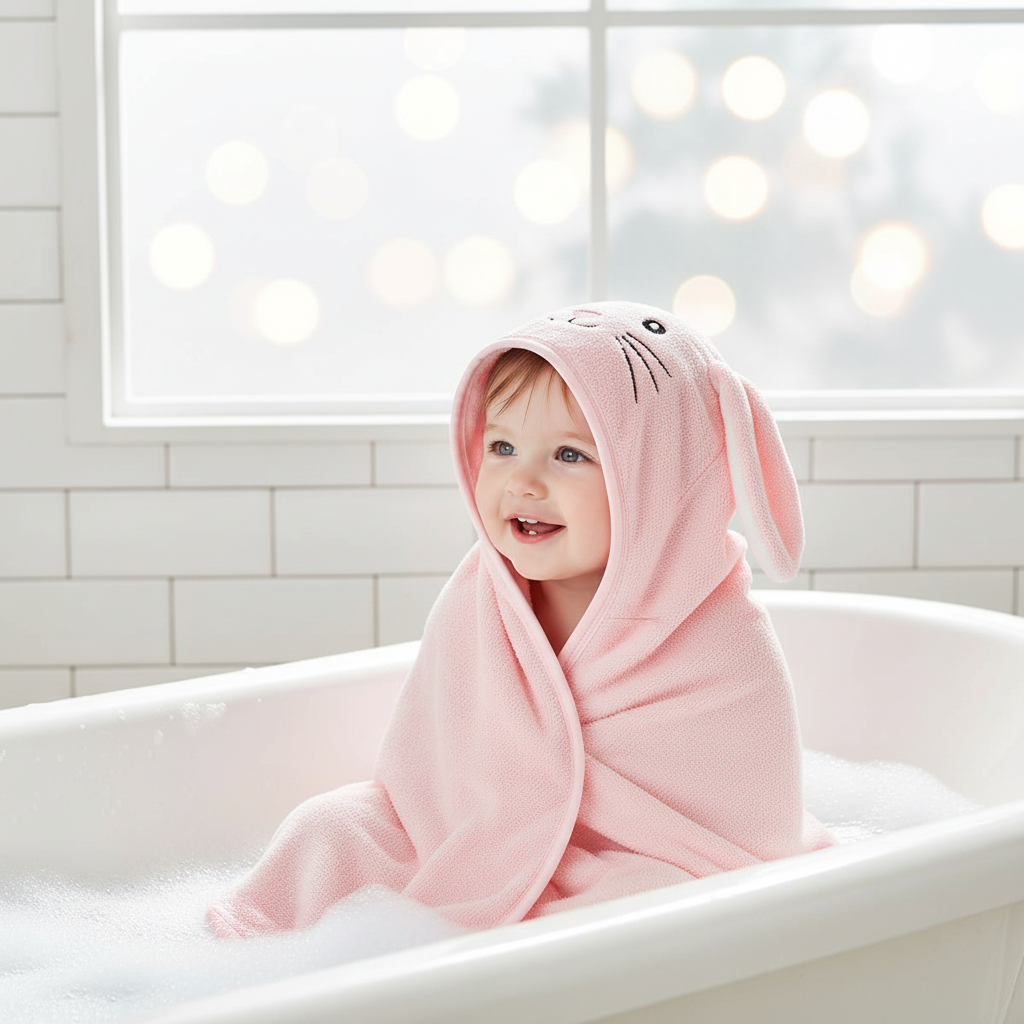 Soft Baby Hooded Bath Towel - Pexav