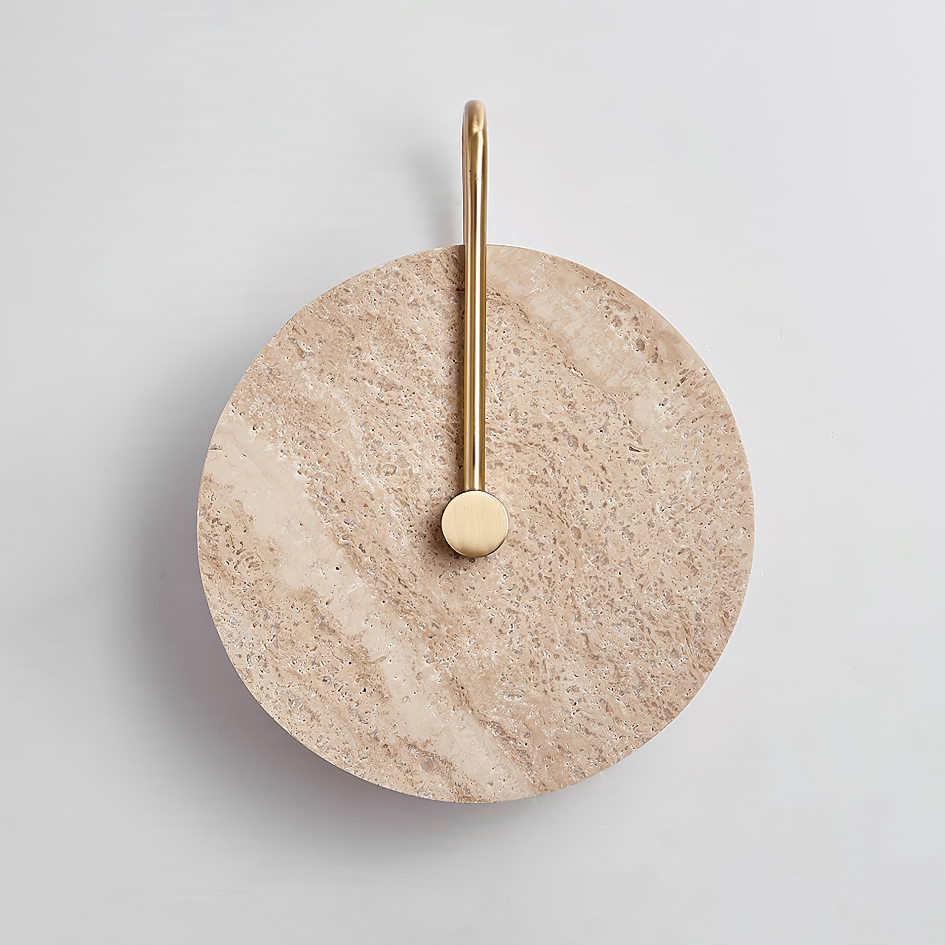 Hook Wall Lamp with Yellow Travertine Shade – Elegant Indoor Wall Sconce Lighting Fixture 8