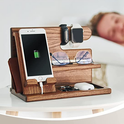 Space Saving Phone Charging Desk Organizer Station