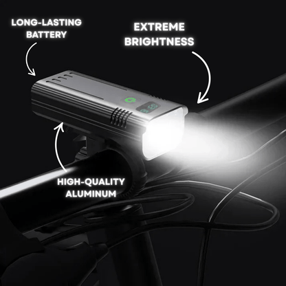 Bright 5000LM Bicycle Front Light with USB Recharge