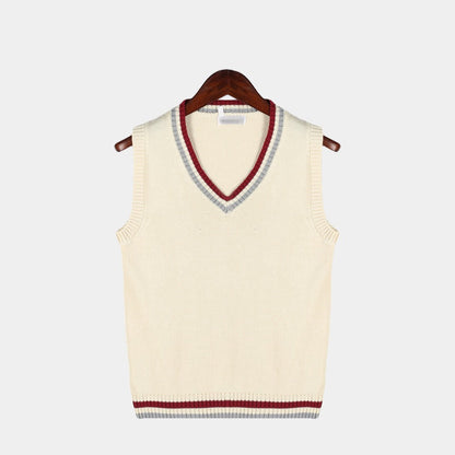 Men's Soft V Neck Sweater Vest Thin Layered Vest