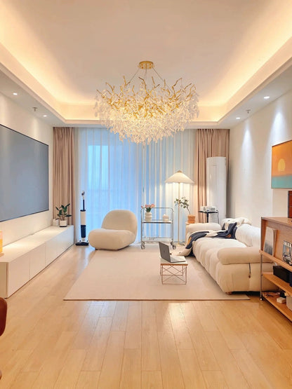 Elegant Crystal Drop Ceiling Lamp Indoor Light Fixture