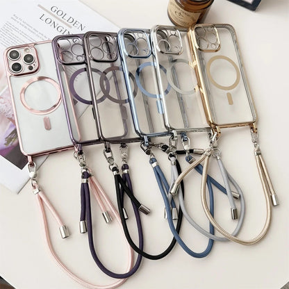 Clear Phone Shoulder Bag with Detachable Strap
