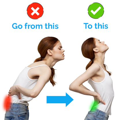 Comfortable Back Support Brace for Lower Back Pain Relief