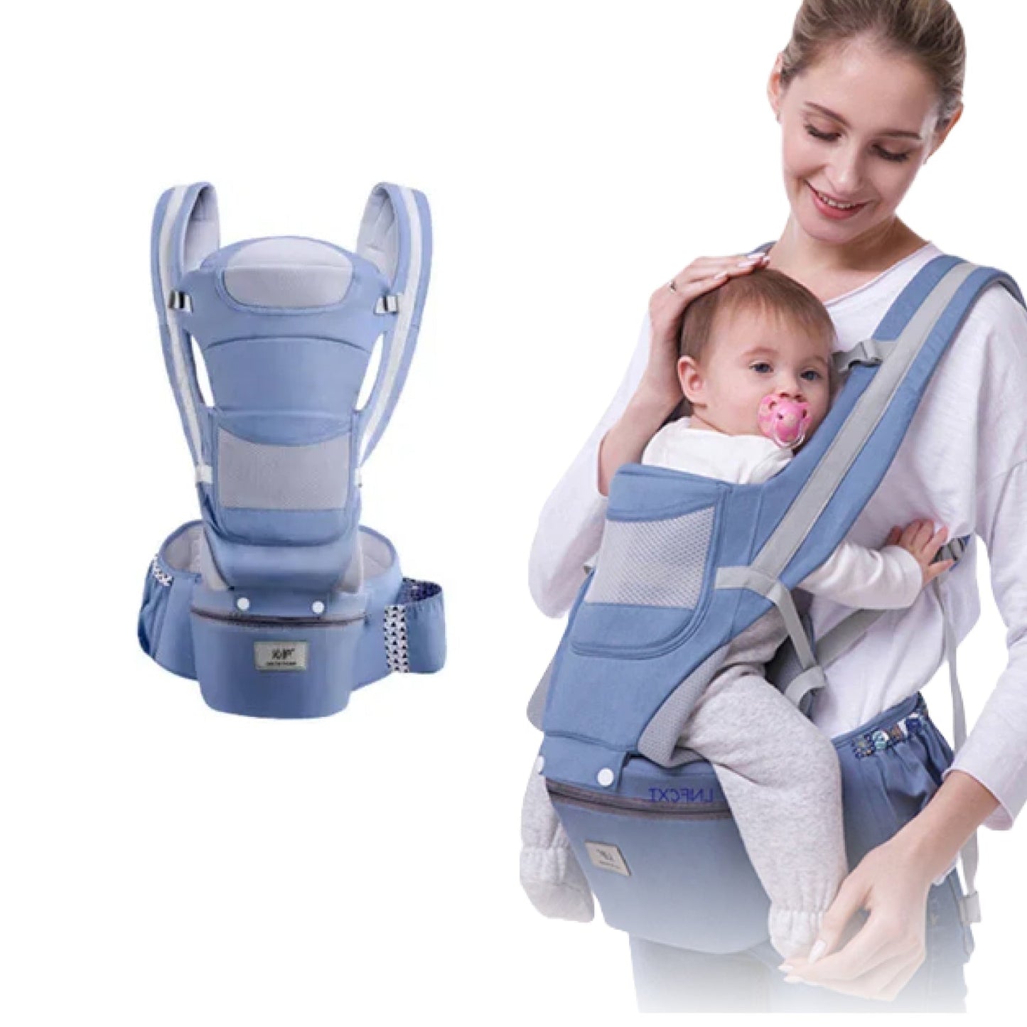 Versatile Baby Sling - Ergonomic Hip Seat for Newborn to Toddler