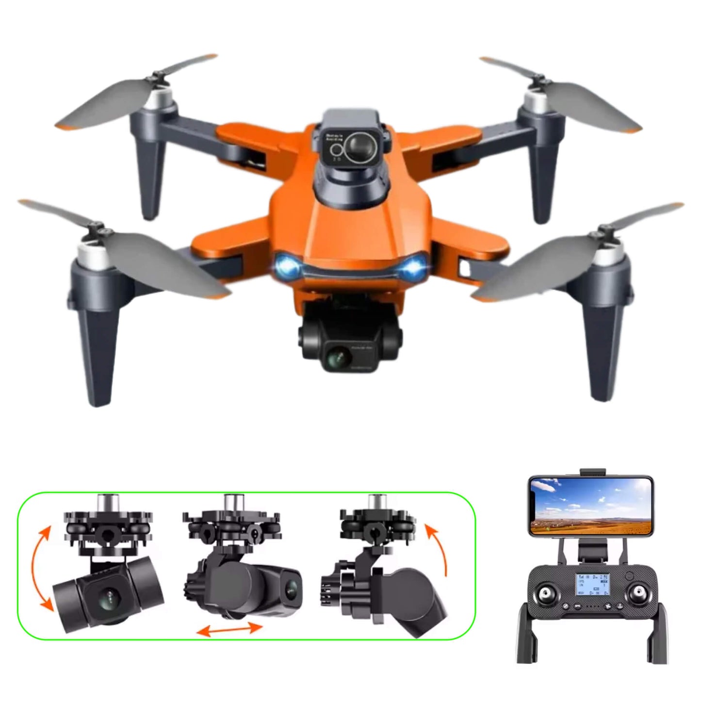 Advanced 8K GPS Drone with Dual HD Cameras - Pexav