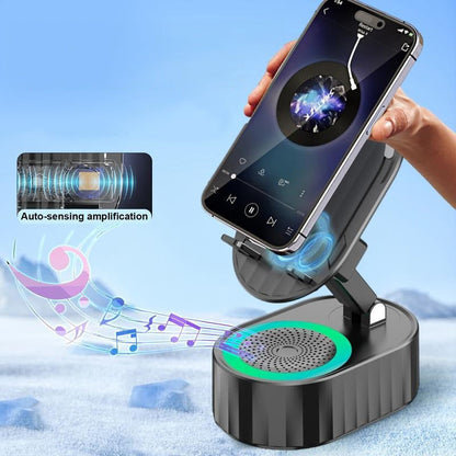 Wireless Phone Stand Speaker with Clear Sound and Battery Charger - Pexav