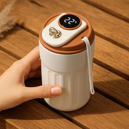 Thermal Coffee Mug with LED Temperature Screen - Pexav