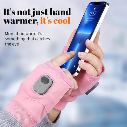 Intelligent Heated Gloves with Smart Temperature Control, LCD Real-Time Display, USB Rechargeable