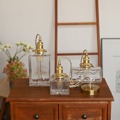 Luxury Metal and Glass Hanging Lamp
