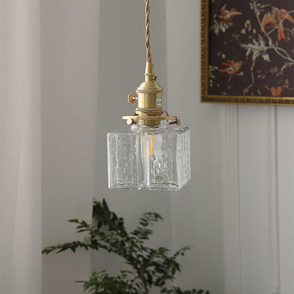 Luxury Metal and Glass Hanging Lamp