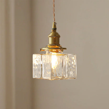Luxury Metal and Glass Hanging Lamp
